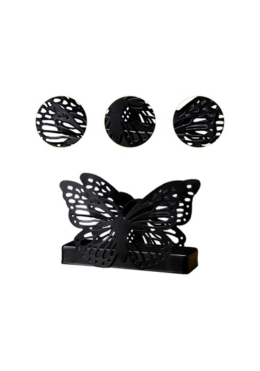 Homyl Peçete Saklama Tutucusu, Dik Kağıt Havlu Tutucusu Siyah