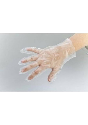 Şeffaf Eldiven 100 Lü X 7 Paket 700 Adet Poşet Eldiven