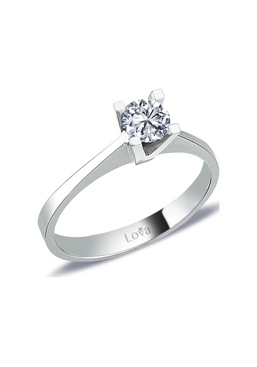 Lova G Renk 0,45 Karat Pırlanta Tektaş Yüzük - Idl - 1070173