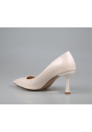 Feles 129-1295 Ten Rugan Kadın Topuklu Ayakkabı Ten Rugan