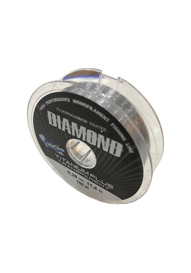 Bauer Diamond Titanium Plus 0.28 Mm 100 Mt Makara Misina - Renk: Füme 11,04 Kg