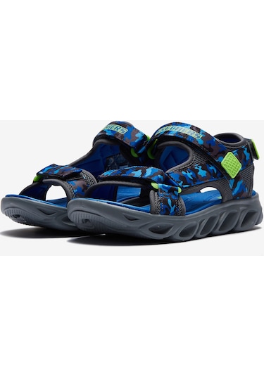 Skechers Hypno - Splash Büyük Erkek Çocuk Mavi Işıklı Sandalet 400077L Bllm Mavi