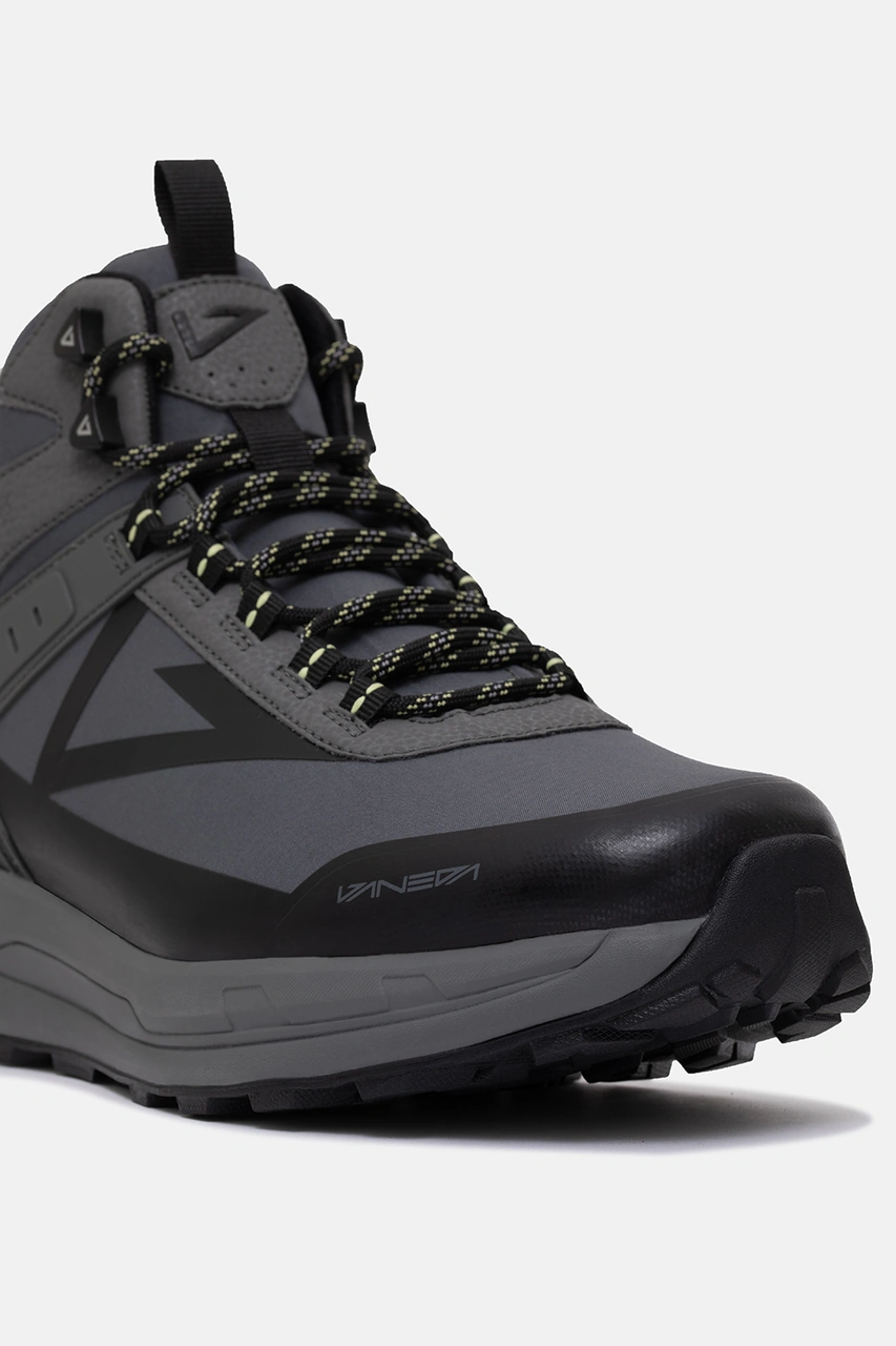 1415 V-wild Mid Erkek Bot Gri Siyah