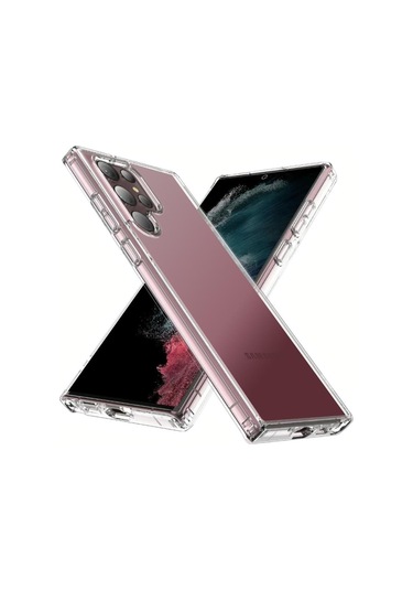 Samsung Galaxy Uyumlu S23 Ultra Kılıf 2mm Anti Shock Silikon