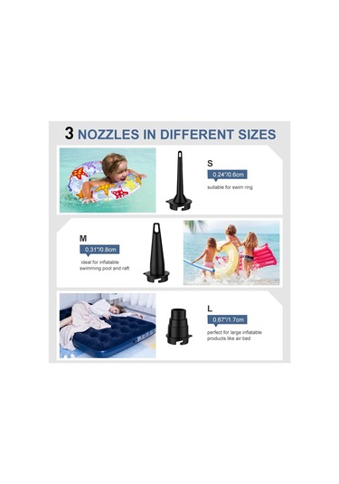 Jialan Taşınabilir Hızlı Doldurma Hava Pompası 5000 Mah Hava