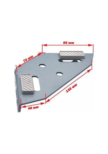 Lamel66 Ortopedik Bazlar İçin Köşe Bağlama Aparatı 2 Adet 155886787 Gri