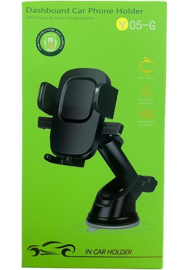 Ultratekno Y05-G Araç İçi Telefon Tutucu Vantuzlu 4.5-7"