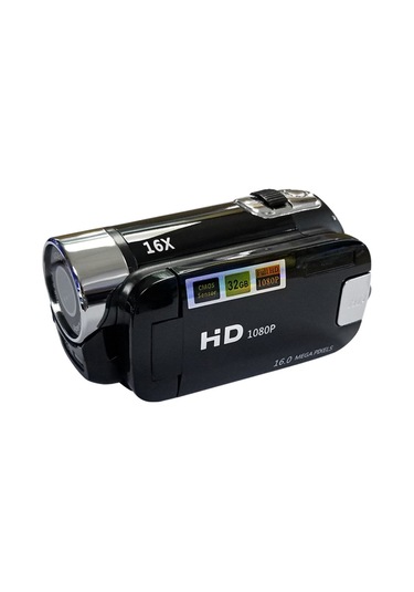 Xindoker Siyah D100 Dijital Dv Kameralı - 1080p Full Hd Video, 16mp Fotoğraf, 16x Dijital Zoom, 2.7" Lcd Ekran, Bl-5c Batarya