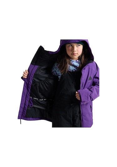 Burton Burton Hillslope Jacket Unisex Çocuk Mor Snowboard Ceketi 3901 Mor