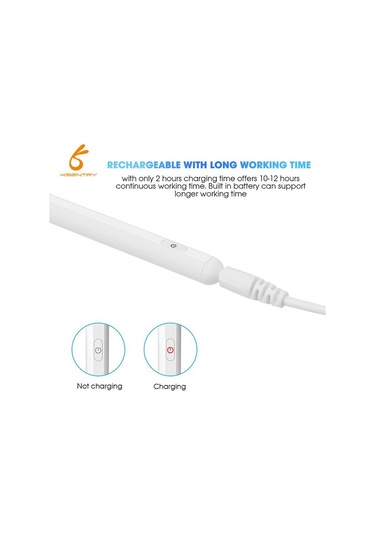 Stylus Kalem - Tüm iPad'Lerle Uyumlu (Palm Rejection Sistemli)