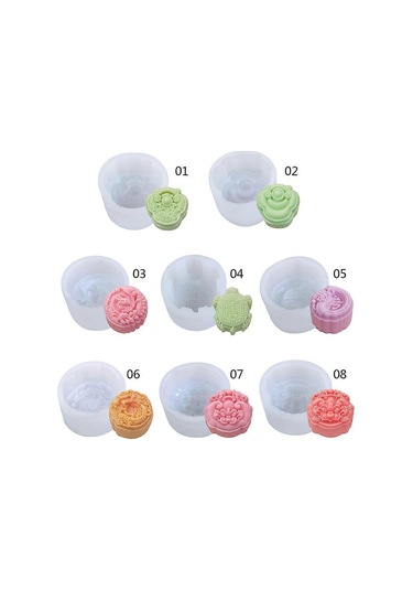 Bisküvi Kalıpları Kurabiye Orta Sonbahar Ay Kek Kalıbı Kristal Ka Diğer