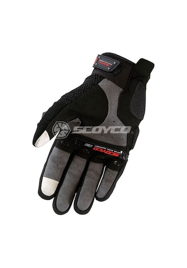 Scoyco Mc20 Carbon Fiber Eldiven (Kırmızı-Siyah) (434128015)