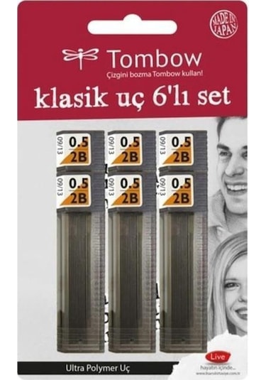Pilot Versatil Kalem Shaker 0.5 Uç + Tombow 0.5 Mm 2b Uç 6 Adet