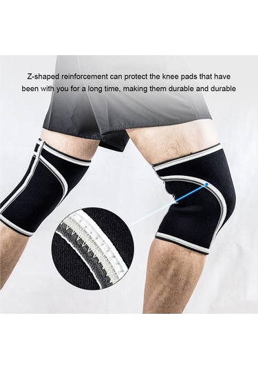 Dizlik Ağırlık Kaldırma - Model A Siyah Kırmızı M İçin Kaymaz Ve Şok Emici Destek