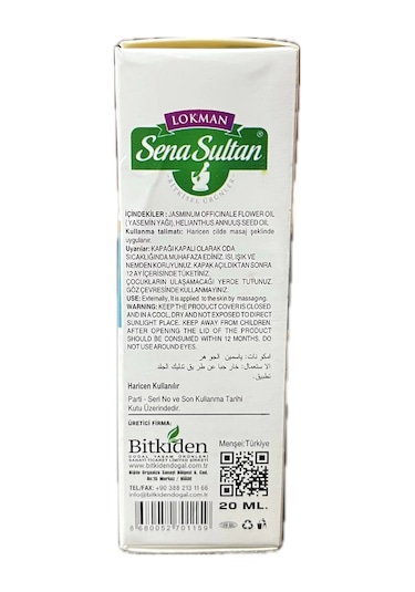 Yasemin Esansiyel Yağ 20 Ml, Lokman Sena Sultan 20 ML