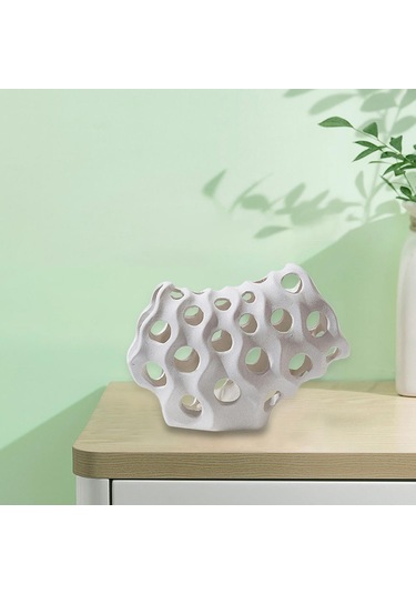 Homyl Içi Boş Modern Heykel Dekoratif Heykelcik El Sanatları 22cmx10cmx17cm