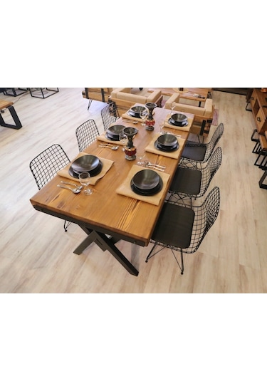 Ntconcept Ntconcept Masif Ağaç Mutfak Masası Takımı (437781110)