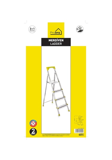 Proera 3+1 Galvaniz Merdiven
