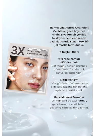 Vita Aurora Overnight Mask Yoğun Onarım Jel Gece Maskesi