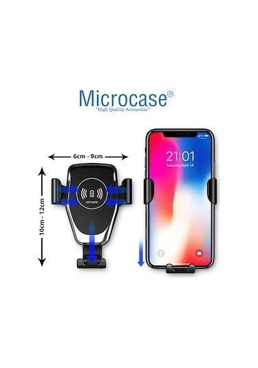 Araç İçi Wireless Kablosuz Şarj Özellik Telefon Tutucu Q12 AL3527