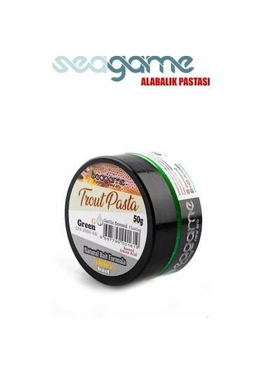 Seagame Trout Pasta Alabalık Hamuru Sarımsak Yeşil 50g