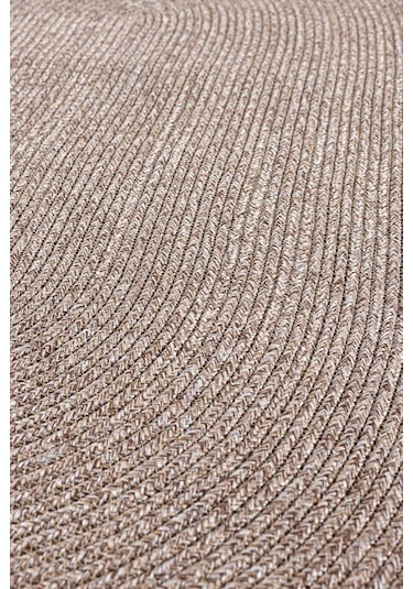 Cesta El Yapımı Örgü Natural Kilim 50x80 4013 Natural