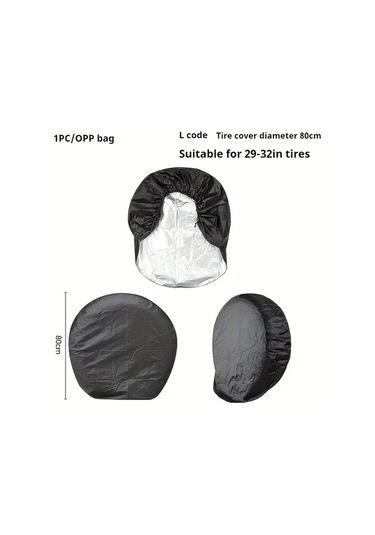 Dashanshop Lastik Kılıfı 4lü Set Ev Tipi Karavan Güneşten Koruma Yaşlanma Önleyici Universal