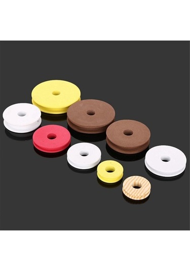 Metabagua 100 Adet Yuvarlak Makaralar Köpük Büyük Makara Balıkçılık Makarası Makara Balıkçılık 6.8cm Wsnuyq Açık Sarı