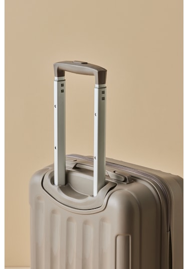 Karaca Container Vera Kabin Boy Valiz Bej Bej