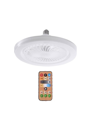 Wondernest Vantilatörü Tavan Suntek Sessiz Renk Modern Işık Çalışma 3 Vu Beyaz