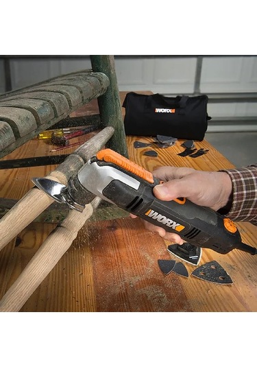 Worx Wx686 250watt Profesyonel Çok Amaçlı Devir Ayarlı Kesme Raspalama Ve Zımpara + 19 Adet Aksesuar Fr Wx686