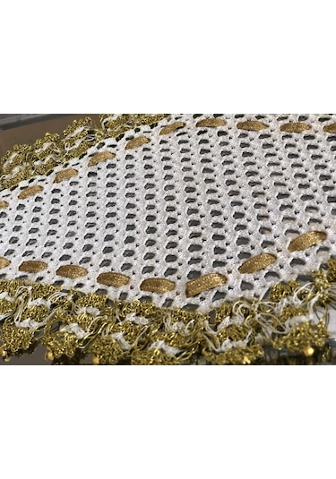 Dantel Tepsi Örtüsü Beyaz