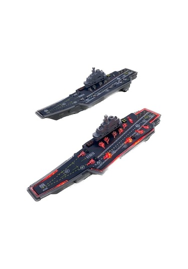 Sürtmeli Işıklı Ve Müzikli Uçak Gemisi Büyük Boy