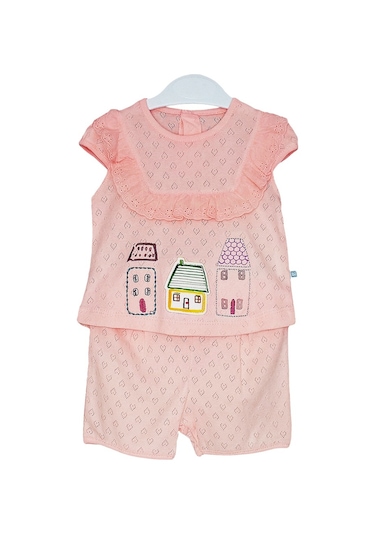 S-Mall Bibaby Summer Days Bebek Takımı - 2 Li - Somon (491000959) Somon