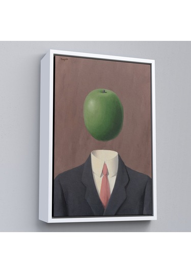 Çerçeveli Rene Magritte - Soyut Sabit Fikir Tablosu-7343