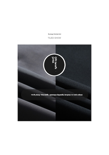 Edwardest Çift Taraflı Erkek Kalın Kışlık Günlük Pamuklu Ceket Haki