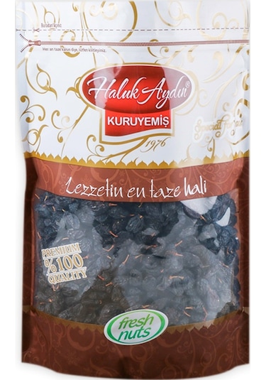 Haluk Aydın Kuruyemiş Karaman Siyah Çekirdekli Üzüm 1 KG