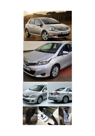 Toyota Corolla Uyumlu/Auris/Yaris 2007/12 Vites Kılıfı Hakiki Deri