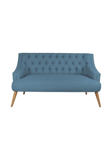 Lamont Loveseat İkili Kanape Gece Mavisi
