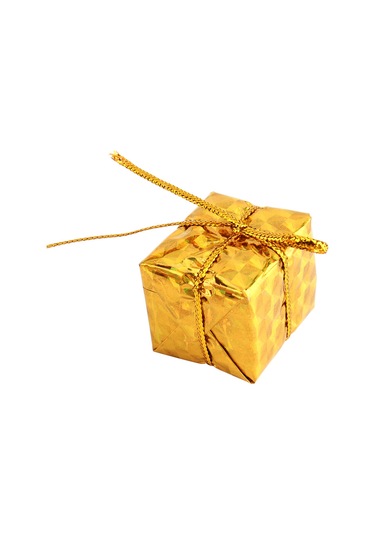 Xindoker Noel Ağaç Dekorasyonu 12'li Paket - 2.5cm Köpük Hediye Kutusu, Parlak Renkli Folyo, Ev/ofis Noel Süsleri