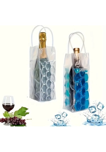 Trendooze Gaojunshop01 Kırmızı Şarap Soğutucu Çantası Taşınabilir Izgara Bira Şampanya Piknik Plaj Kırmızı Kırmızı