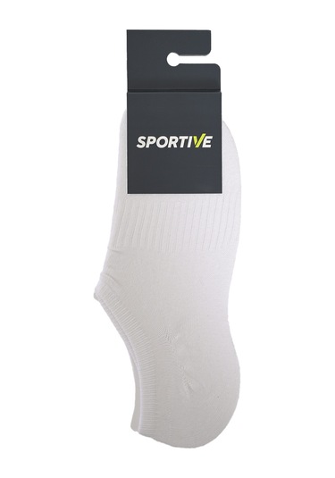 Spt Unisex Beyaz İkili Sneaker Çorabı 25yuc007-byz 1738484 Beyaz