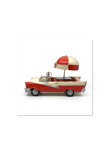 Jayland 1957 Chevrolet Bel Air Diecast Model Vintage Metal Araba