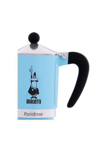 Bialetti Rainbow Mavi Mokapot 3 Cup