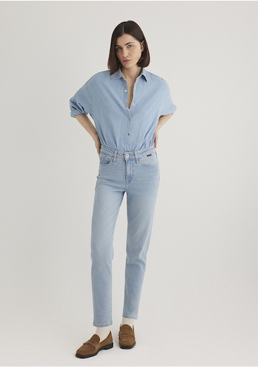 Mavi - Cindy Açık Mavi Gold Shape Jean Pantolon 100277-84410 Mavi