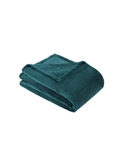 Aksu Wellsoft Çift Kişilik Battaniye 200X220 Petrol Çok Renkli