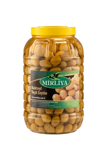 Mirliya Kokteyl Yeşil Zeytin 2 KG
