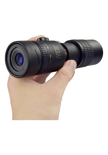 Yenilzd 10-300x40mm Monoküler Teleskop-evrensel Telefon Klipsi-tr Siyah