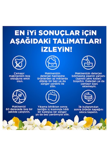 Marc Çamaşır Makinesi Temizleyici & Koruyucu Kireç Önleyici Limon Ferahlığı 2 x 500 ML