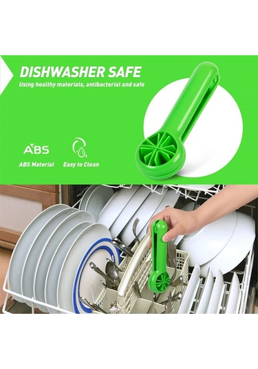 Homyl Üzüm Dilimleyici Manuel Mutfak Gereçleri Kesme Aleti Yeşil